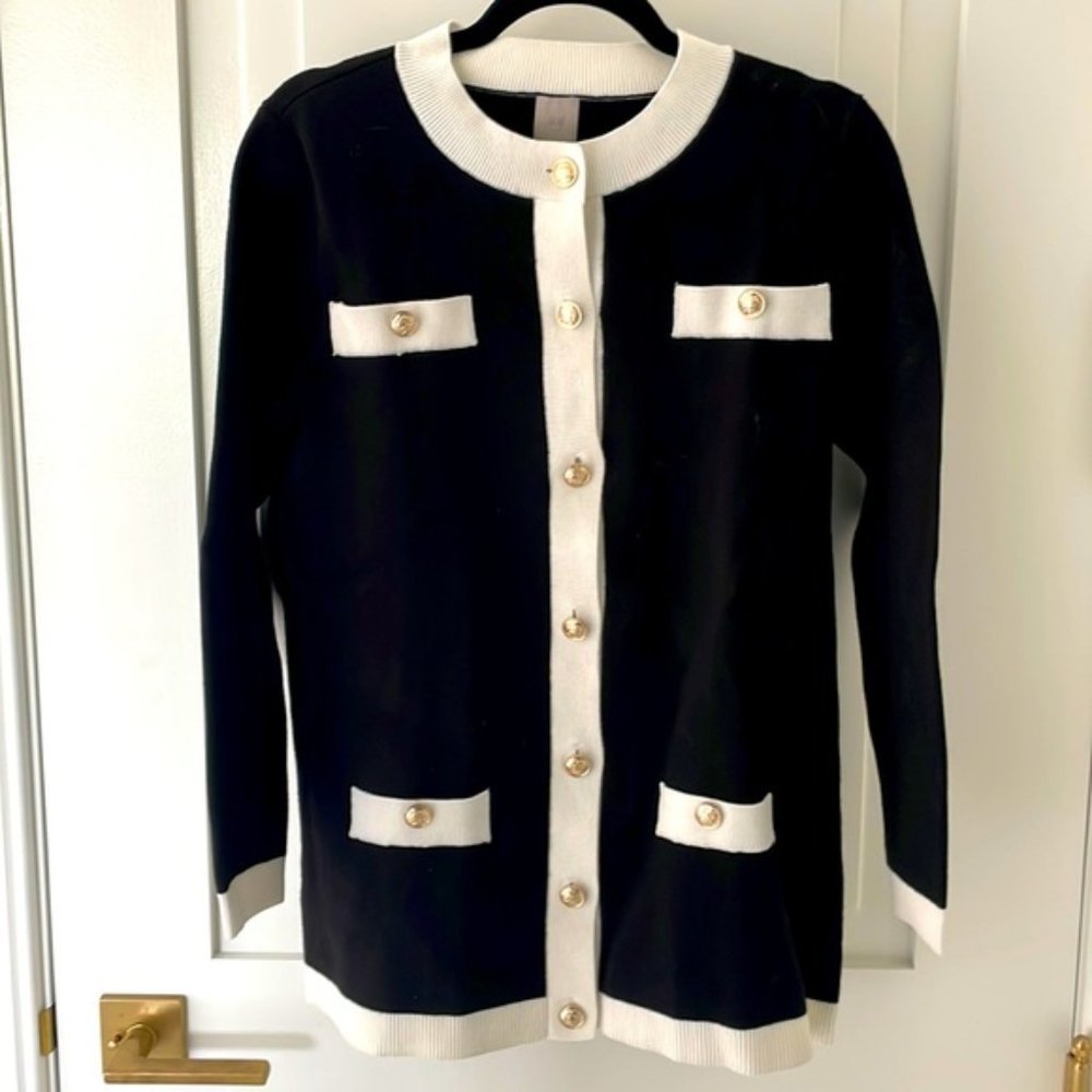 H&M Cardigan with gold buttons. Size Medium.